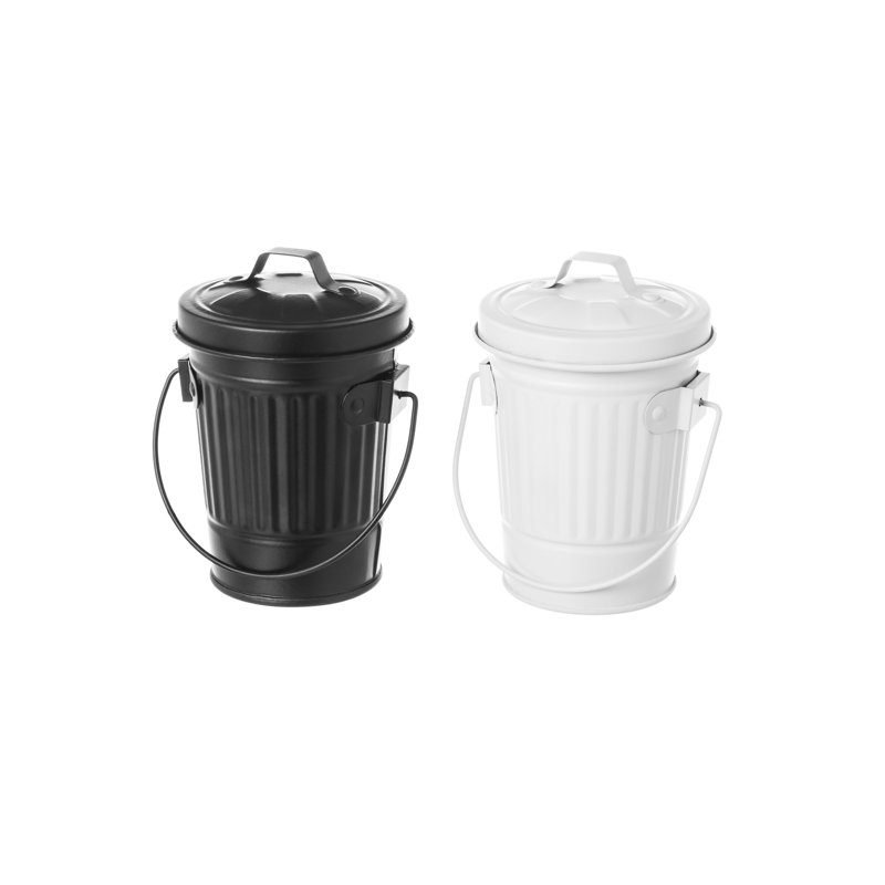 Marengo Metal Manual Lift Kitchen Trash Can - 0.25L