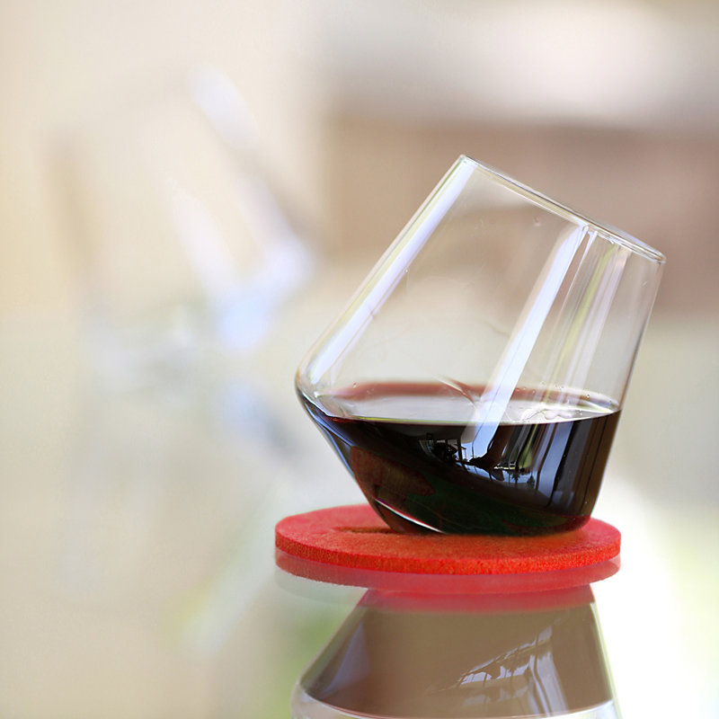 Sous-verre Cupa-Stay, Rouge