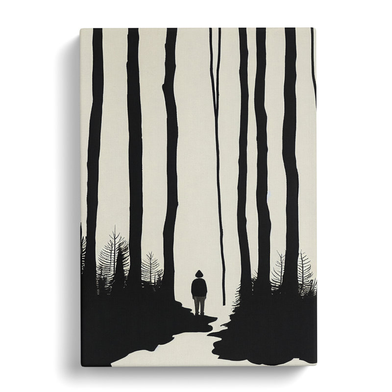 Man In The Forest, 50cm H x 35cm W x 3cm D