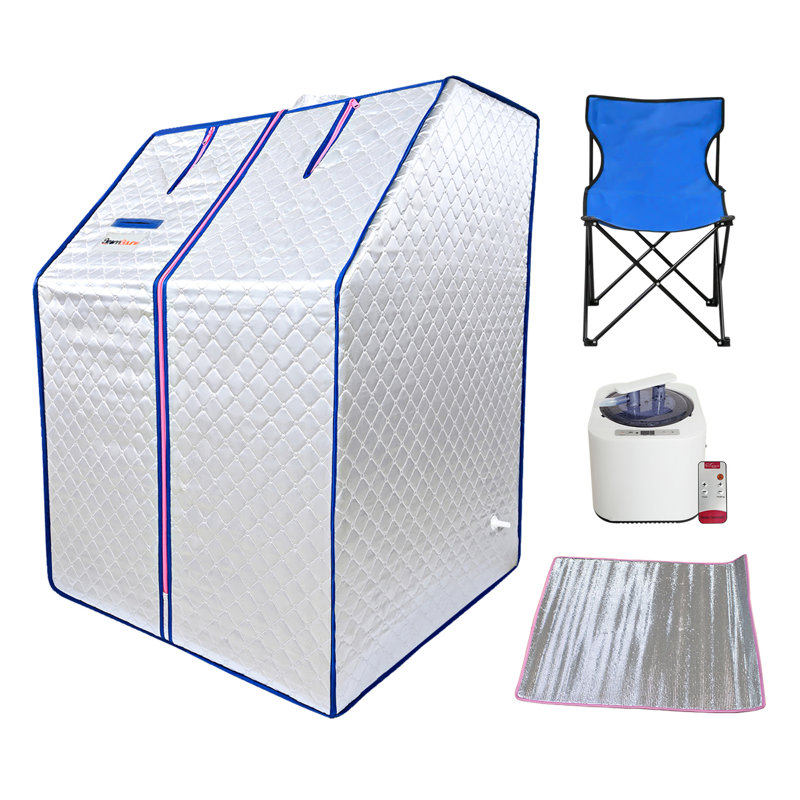 Sauna portable Sojourner pour la maison, Argent argent