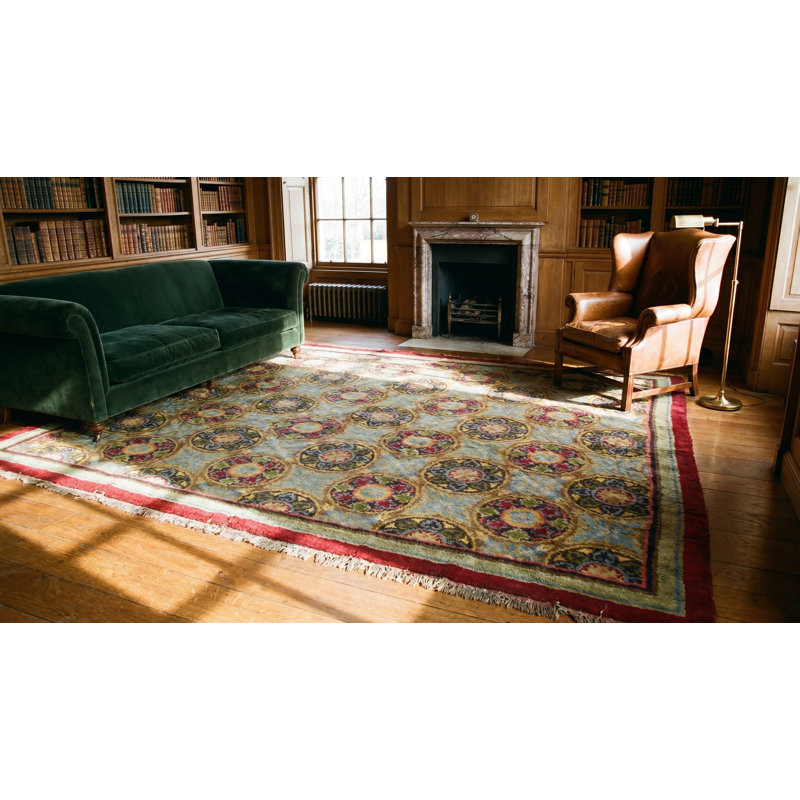 Antique Savonnerie Spanish Knotted Rug