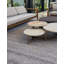 Azman Rectangle Indoor/Outdoor Area Rug in Ivory/Silver-190501365