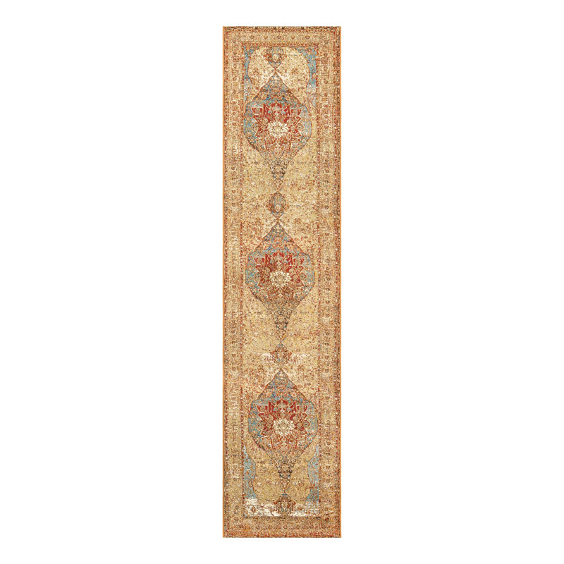Tapis d'extérieur traditionnel, Tapis de couloir 2 pi 7 po x 12 pi