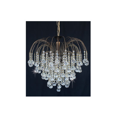6-Light Crystal Chandelier
