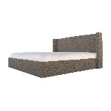 Chloe Solid Wood Wingback Bed