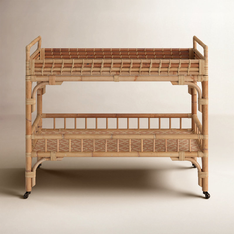 Rooney Rattan Bar Cart