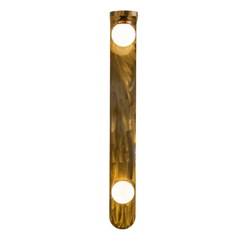 2 - Light Flush Mounted Sconce