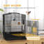 59cm Steel Flight Cage with Perch