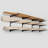 delta Heavy Duty Steel Wall Mounted Adjustable 3-Tier Lumber Storage Garage Rack