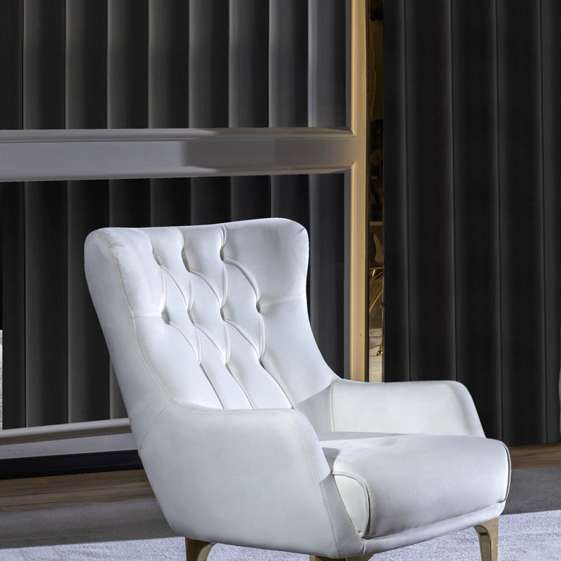 Chaise de style moderne Lust, Taupe, Argent argent