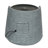 Modern Polyresin Indoor Outdoor Broken Urn Water Fountain, Gray And Black-319238285