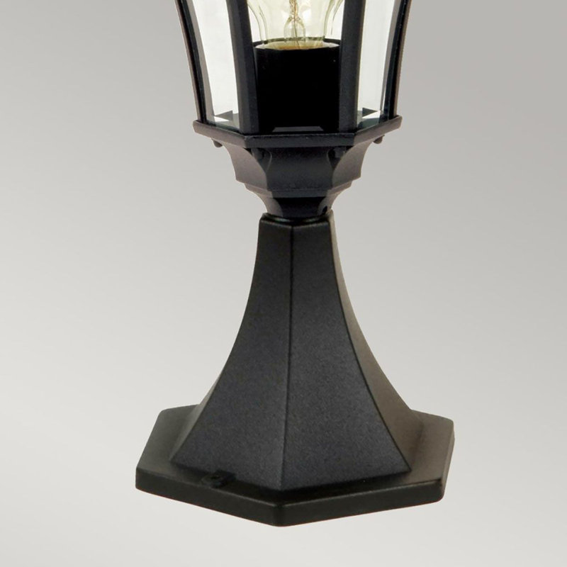 Wechsler Black 1 -Light 47.5Cm H Hardwired Pier Mount Light