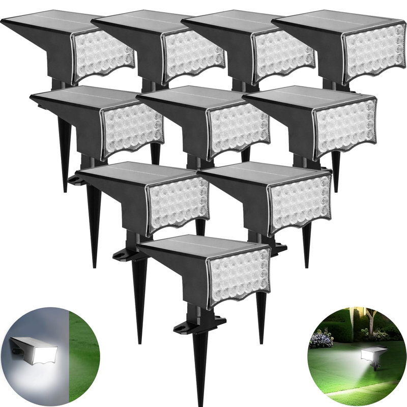 Lampe d'extérieur solaire réglable à DEL pour l'extérieur 2 en 1 imperméable Dusk to Dawn