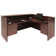 Nahlen Reception Desk with Double Pedestal File Cabinet