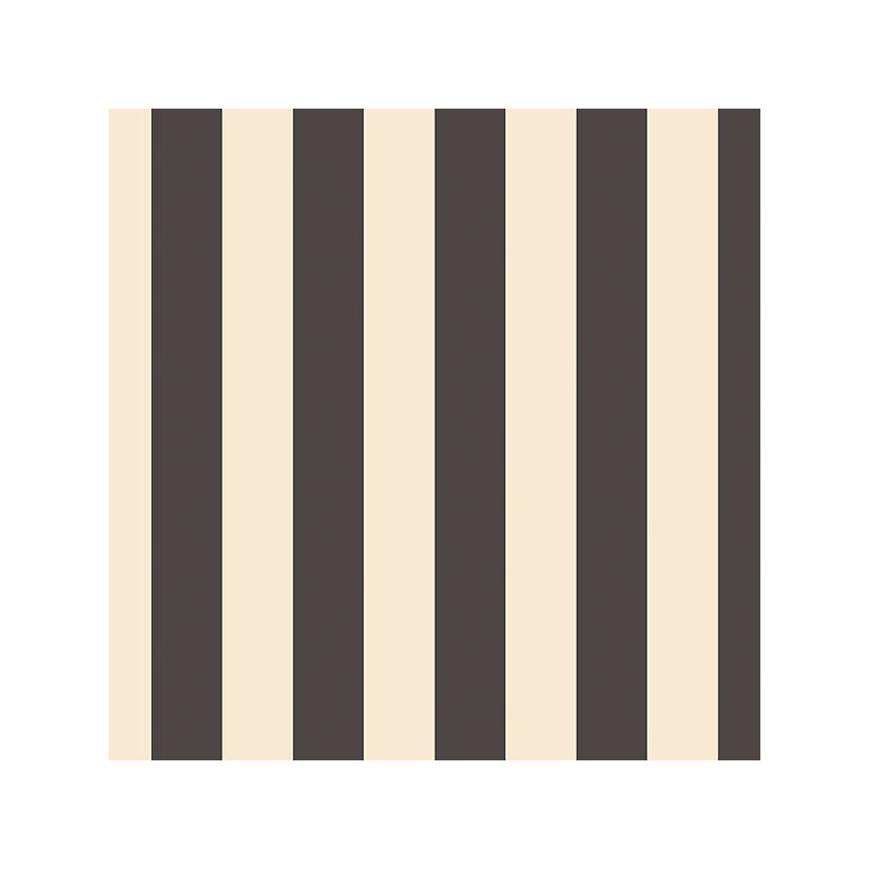 Striped Roll, Black/Cream