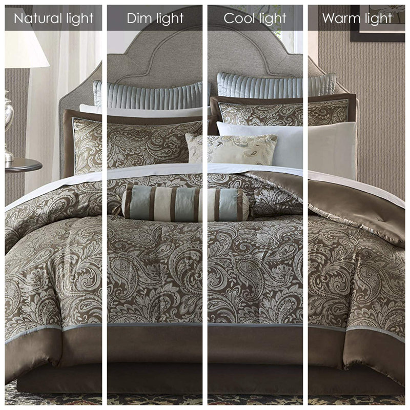 Brenai 12 Piece Comforter Set with Cotton Bed Sheets