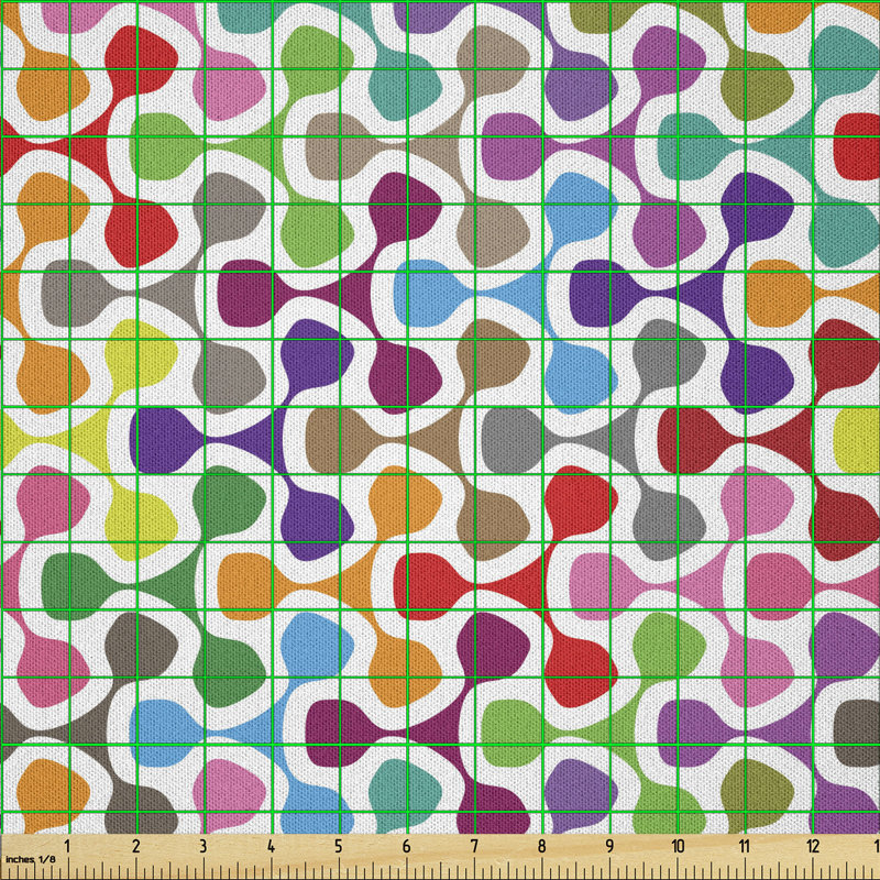 Cyleigh Curves Cheering Creative Ornamental Fabric