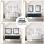 Ensemble de meuble-lavabo simple avec comptoir en quartz blanc et robinet-1356488488