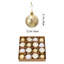 8cm Plastic / Acrylic Ball Ornament