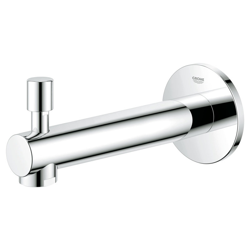 Concetto™ Single Handle Wall Mounted Tub Spout Trim with Diverter, StarLight Chrome