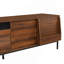 Meuble télé Mid-Century avec portes coulissantes et tablettes réglables pour téléviseurs de 75 po ou moins-131246812