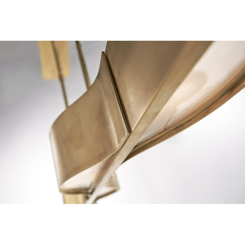 Kelly Wearstler Avant Large Linear Pendant, Antique Brass