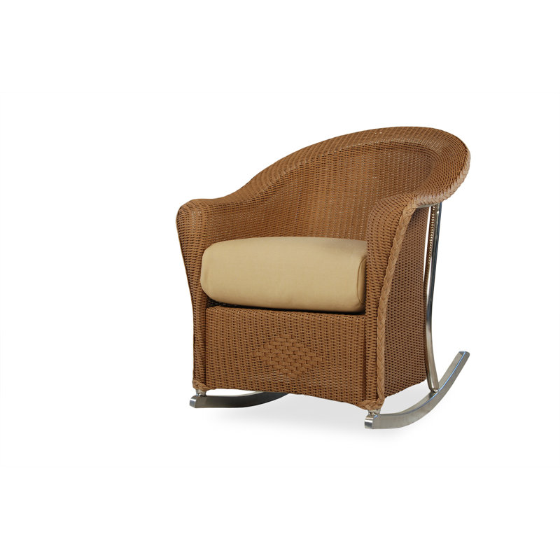 Reflections Outdoor Rocker Chair, Demo Stone, Ebony