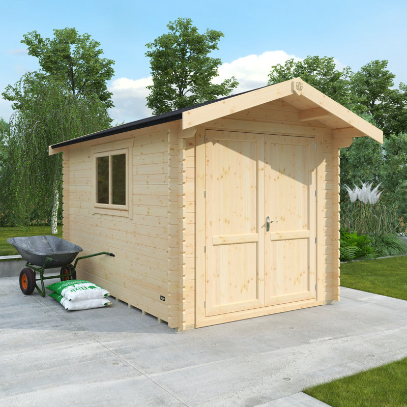 The Javan Tongue & Groove Log Cabin 12x8w