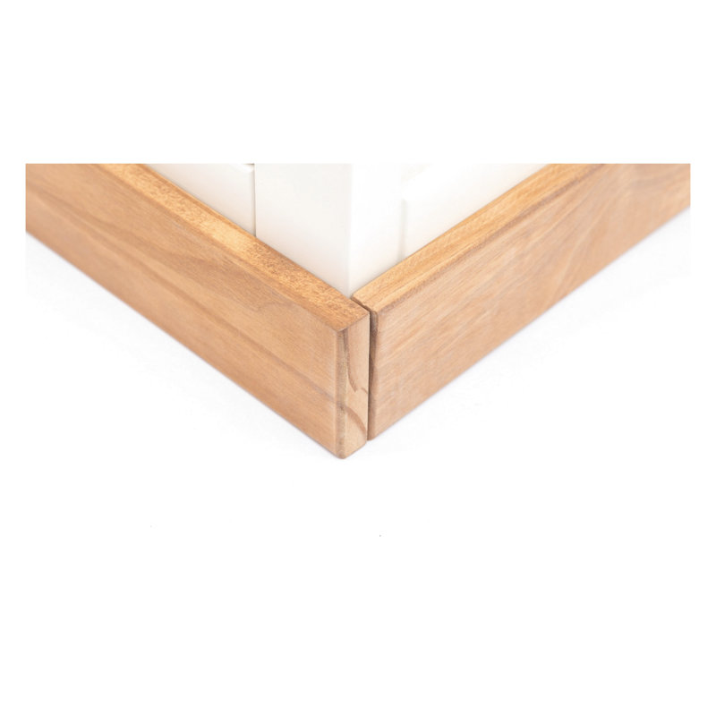 Ancram 90cm H x 90cm W Standard Bookcase, Natural