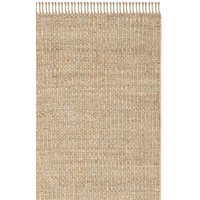 Fitzwater Striped Handwoven Jute Grey Area Rug