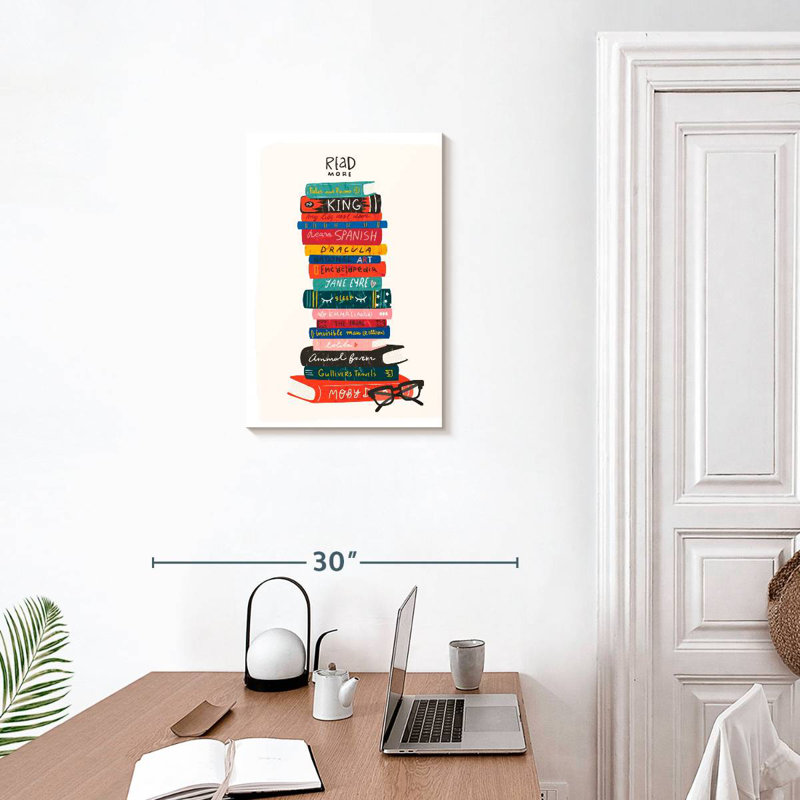Keiraleigh Read More Book Stack, 24" H x 16" W