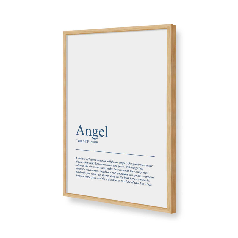La grâce des anges, reproduction d'art, Érable américain, 11 po x 14 po