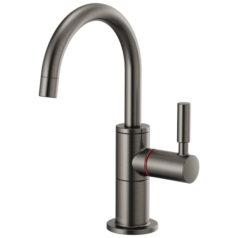 Instant Hot Faucet with Arc Spout, Luxe Steel