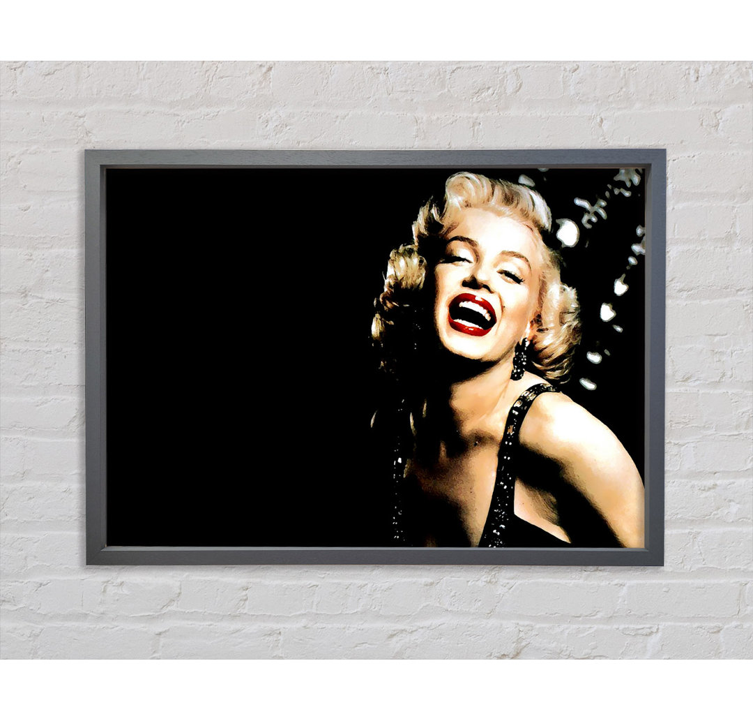 Marilyn Monroe Sparkle Gerahmter Druck