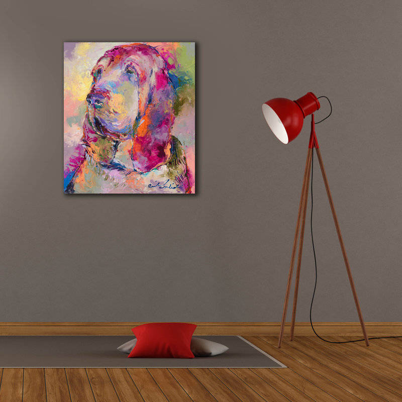 " Blood Hound " Print, 30" H x 26" W x 1.5" D