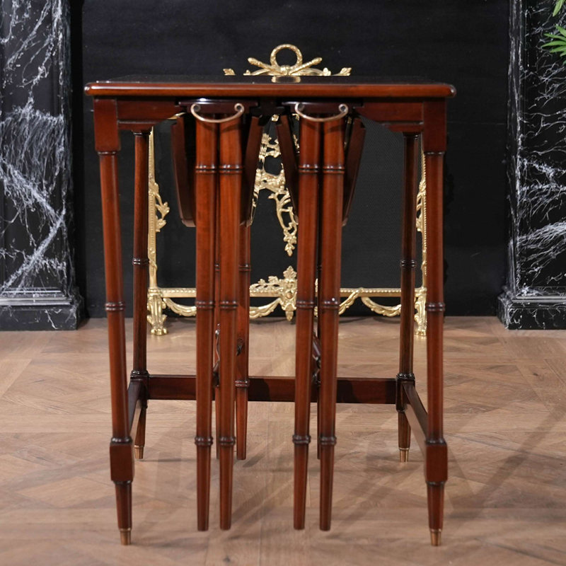 Tall Nesting Mahogany Tables