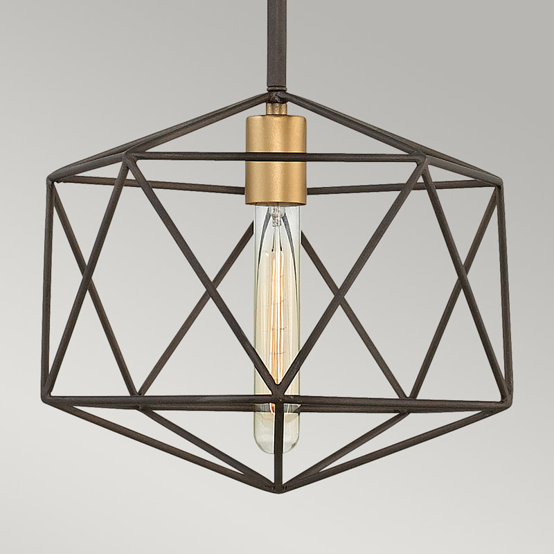 Ausonio 1 - Light Brown Cluster Pendant