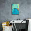 «Matchbox Blue 55» par Erin Ashley, estampe numérique sur toile-1189814225