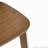 Indoor Walnut Finished Wooden Barstool, Set of 2