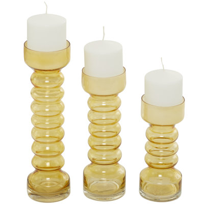 Starlet 12.85'' H Glass Tabletop Candlestick
