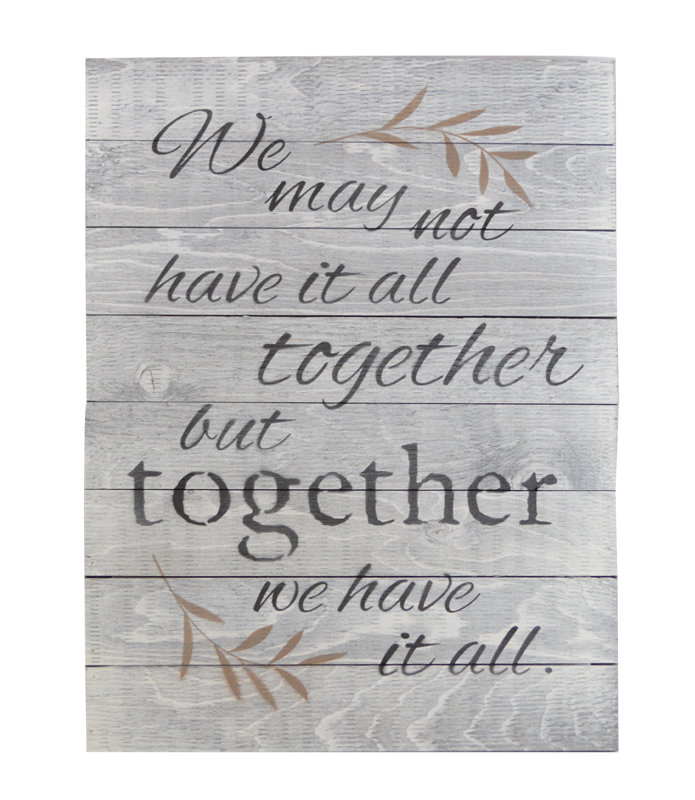 Farmhouse Wall Decor, Gray/Brown