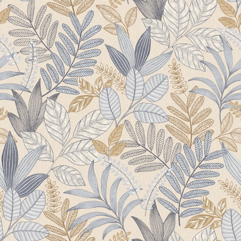 Papier peint beige Allure Foliage, Beige