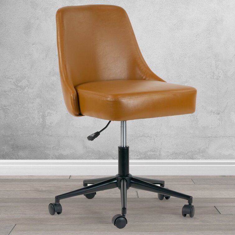 Modern Slope Upholstered Swivel Office Chair