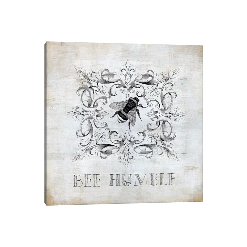 Bee Humble by Carol Robinson - Print on Canvas, 66.04 cm H x 66.04 cm W x 3.175 cm D, Wrapped Canvas