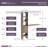 Closet Organizer With Adjustable Shelves, Drawers, And Expandable Rods For Versatile Home Storage