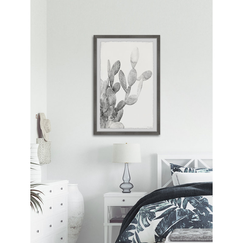 Prickly Bloom by Marmont Hill - Single Picture Frame Painting, 61cm H x 41cm W x 3.81cm D