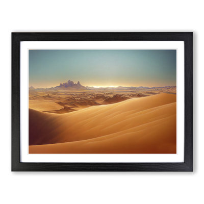 The Gorgeous Desert - Framed Print