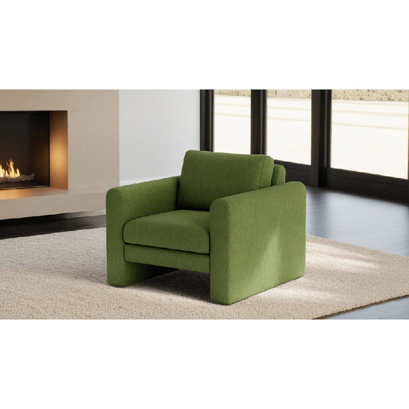 Knox Accent Chair, Performance Weave - Tan