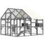 Enclos d'extérieur pour chatons multiples, maison de chat en bois avec cage pour chat