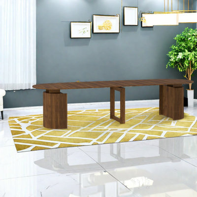 Tables de salle à manger extensibles (table seulement, sans chaises, avec plateau et pieds)